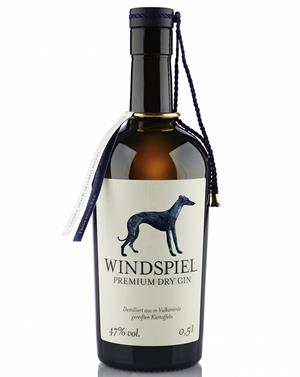 Windspiel Premium Dry Gin fra Tyskland indeholder 47 procent alkohol